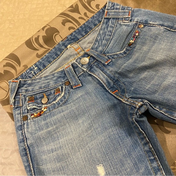 TRUE RELIGION CAPRI JEANS - Picture 3 of 13